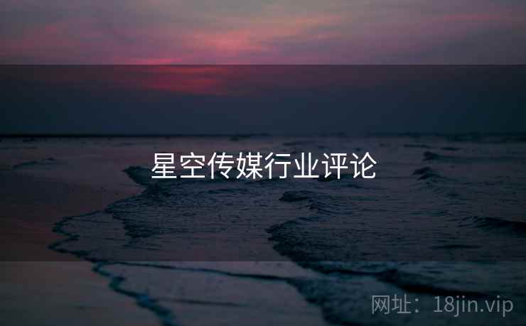星空传媒行业评论