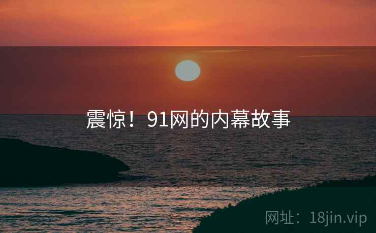 震惊!91网的内幕故事