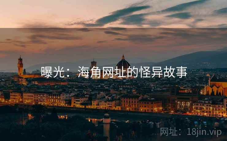 曝光:海角网址的怪异故事