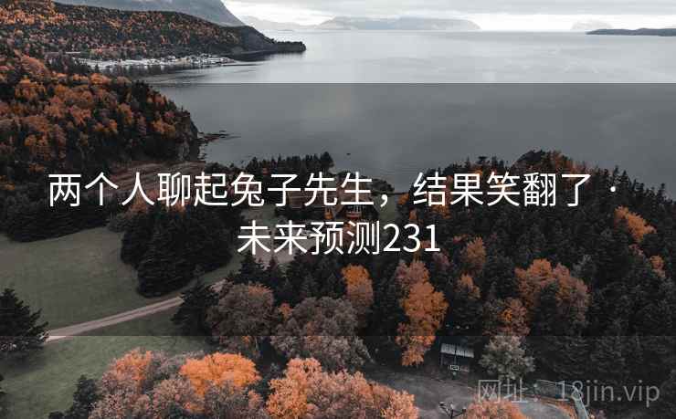 两个人聊起兔子先生,结果笑翻了 · 未来预测231